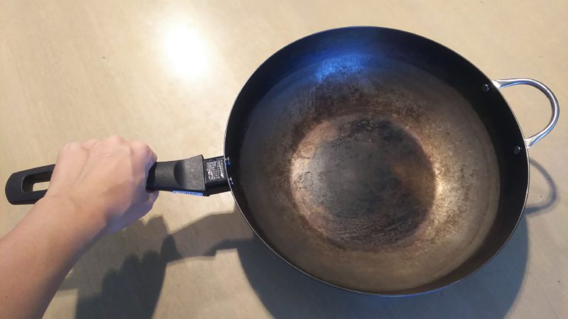 とんでもない失敗！ミネストローネを鉄鍋で作ってしまい、せっかくの酸化膜がはげてしまった…。